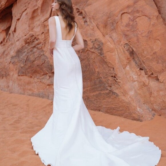 Jenny Yoo Ilana Wedding Gown Size 12 NEW - Picture 6 of 6